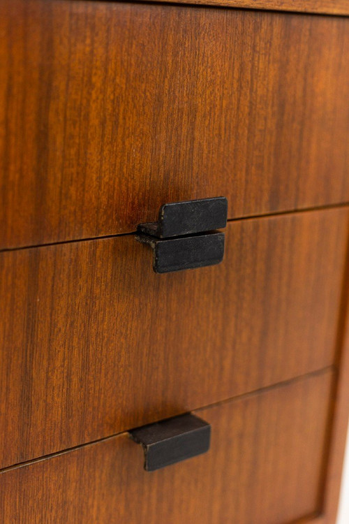 Jacques Hitier for Multiplex, “Multitable” desk in mahogany, 1950s, LS4679151