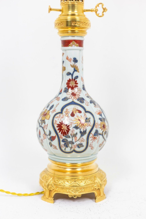 Porcelain and bronze lamp, circa 1880, LS3198451