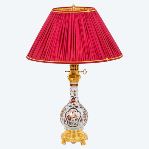 Porcelain and bronze lamp, circa 1880, LS3198451