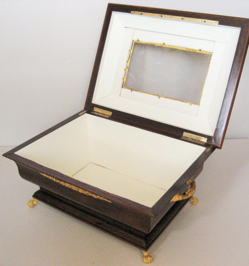 Set nuziale in palissandro e bronzo dorato Napoleone III