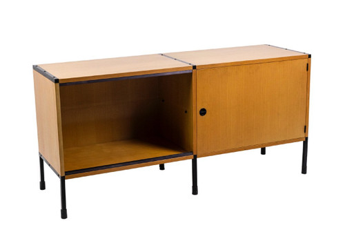 Arp, Credenza in frassino e metallo, anni '50, Ls4714351