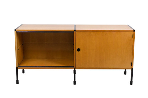 Arp, Credenza in frassino e metallo, anni '50, Ls4714351