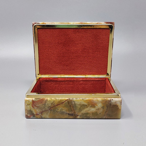 1960 Magnificent Onyx Box. Made in Italy