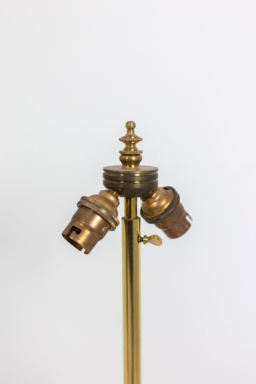 Pair Of Sheet Metal And Gilt Bronze Lamps, Circa 1880, Op529901