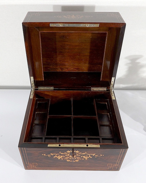 Rio rosewood liqueur cabinet, Charles X taste - 1st part 19th century