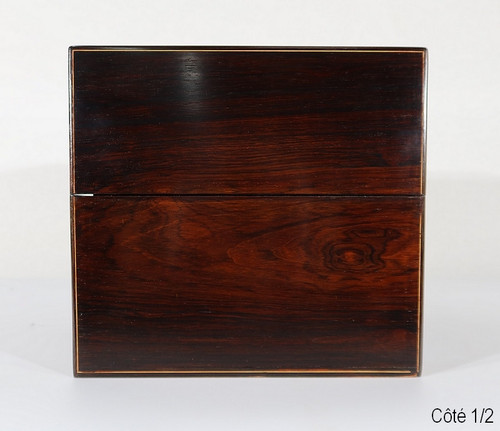 Rio rosewood liqueur cabinet, Charles X taste - 1st part 19th century