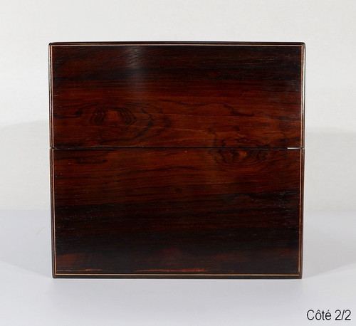 Rio rosewood liqueur cabinet, Charles X taste - 1st part 19th century