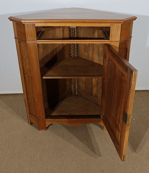 Solid walnut sideboard - Late 19th century