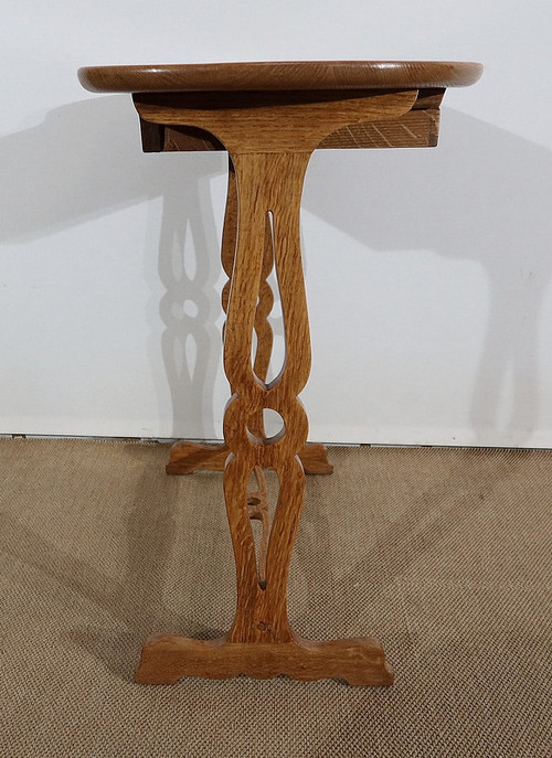 Table de Service volante, in solid Oak - 1900