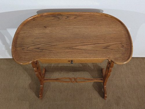 Table de Service volante, in solid Oak - 1900