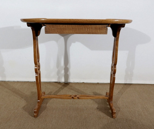 Table de Service volante, in solid Oak - 1900