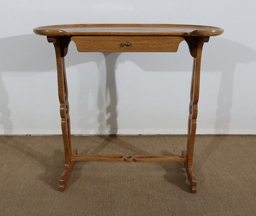 Table de Service volante, in solid Oak - 1900