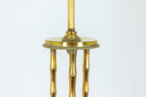 Maison Baguès, Gilded Bronze Tripod Floor Lamp, 1970s - Ls4432451