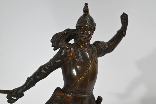 Bronze "The Dragon", signed G.Omerth - Early 20th century