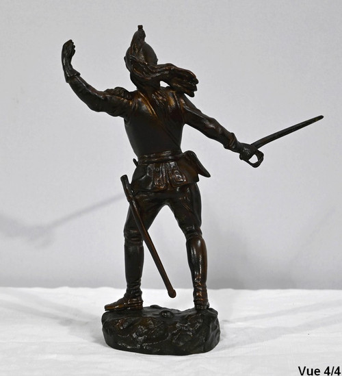 Bronze "The Dragon", signed G.Omerth - Early 20th century