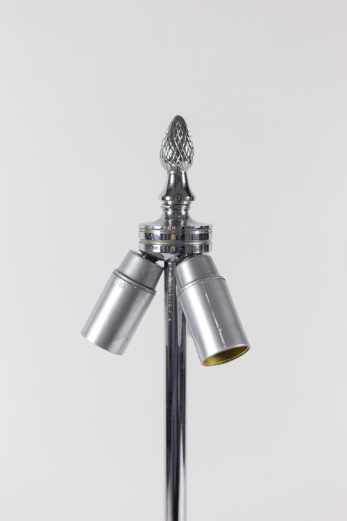 Maison Charles, Thistle Lamp In Bronze And Brass, 1970s - Ls4258831