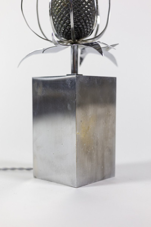 Maison Charles, Thistle Lamp In Bronze And Brass, 1970s - Ls4258831