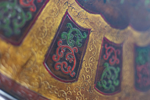 Coffee Table In Persian Style Lacquer And Gilt Bronze, 1950s - Ls2221861