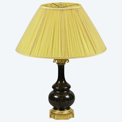 Louis XVI Style Porcelain And Bronze Gilt Lamp, Circa 1880 - Op466441