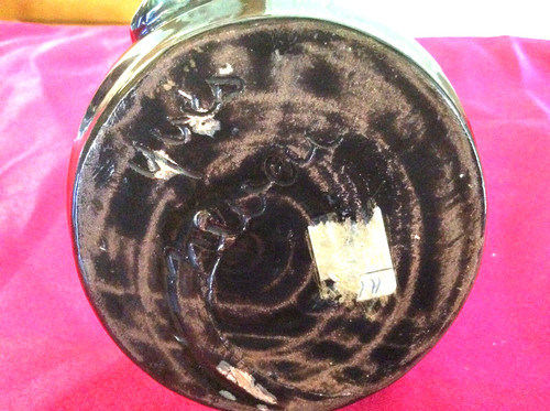 Vase art déco signé Yves Neveu  année 60 vintage