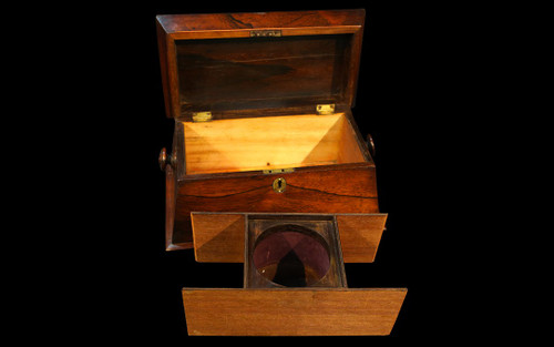 19th century rosewood tea box