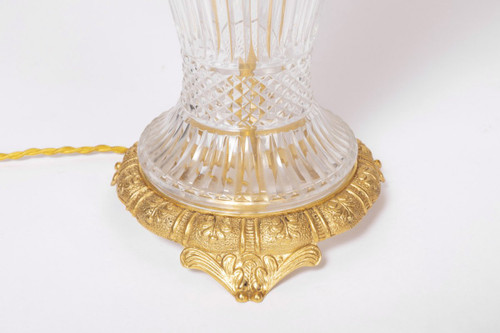 Lampada in cristallo e bronzo dorato, 1950 - LS2746421