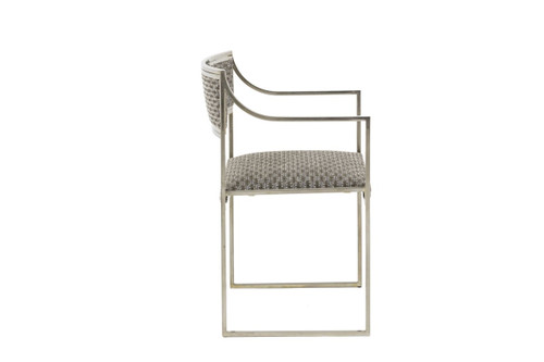 Willy Rizzo, Chromed Metal Armchair, 1970s - LS40651071