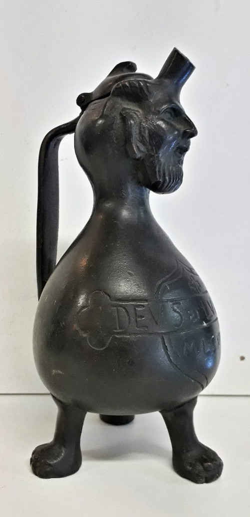 Bronze holy water pot or jug