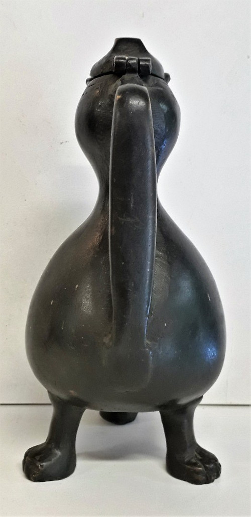 Bronze holy water pot or jug