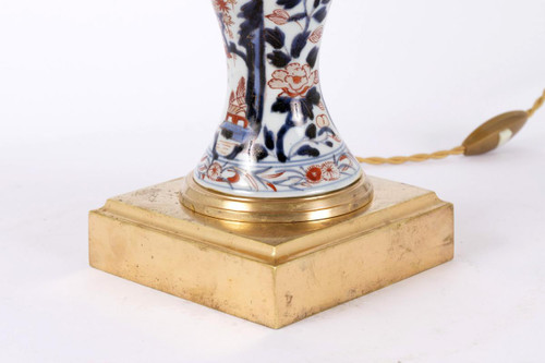 Pair of porcelain lamps with Imari decoration, late 19th century - LS3920701