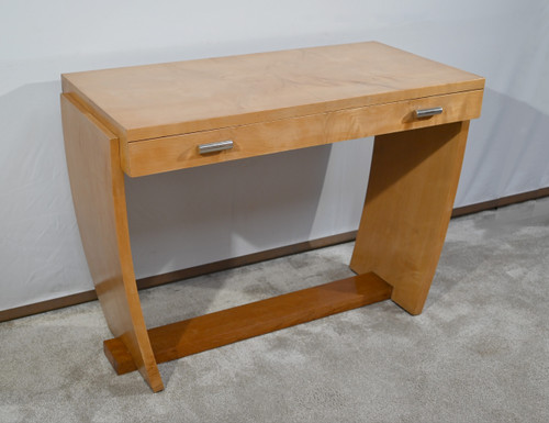 Console or Small Desk in Sycamore, Art Deco – 1940