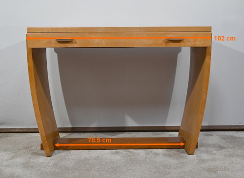 Console or Small Desk in Sycamore, Art Deco – 1940