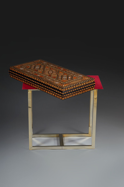 Table De Trictrac à Décor De Marqueterie Et Incrustations, Syrie, XIXe Siècle 