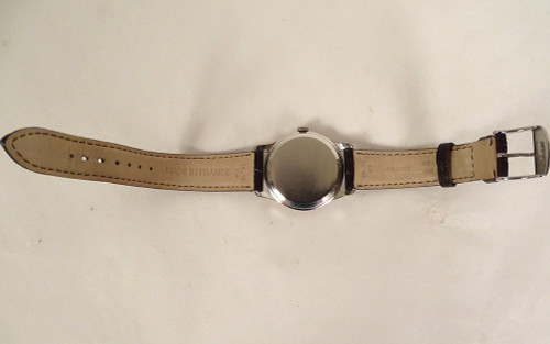 Vintage Omega Watch Model 30t2 Jumbo 37mm Steel Swiss Leather Strap Twentieth