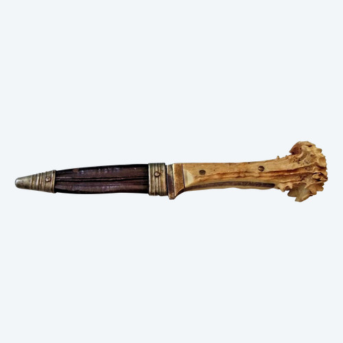 Coltello da caccia a lama fissa, fine XIX secolo