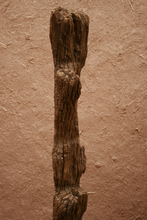 Very old wooden ladder from African granaries