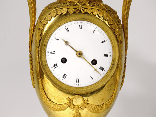 Restaurierung der Uhr aus vergoldeter Bronze, Giraffen, Zarafa-Palmen, Karl X. Neunzehnter