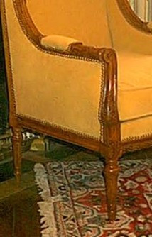 Bergere mit Ohren im Louis XVI-Stil