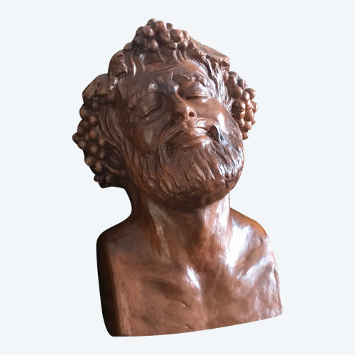 Buste de Bacchus , plâtre,  XXème