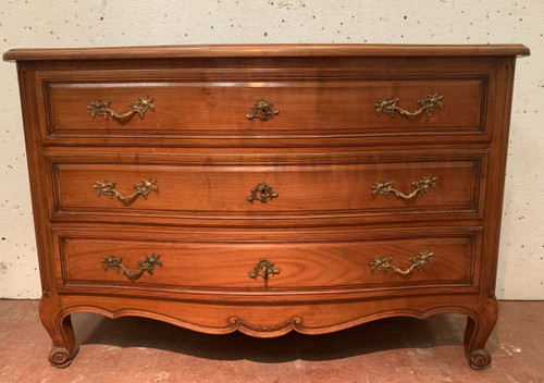 Chest Of Drawers With Curved Facade In Provençal Style XVIII Century