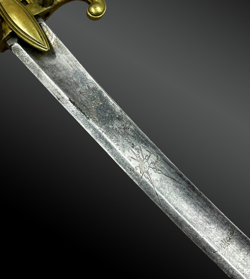 SABRE D’OFFICIER DE CAVALERIE LEGERE ou DE CHASSEUR - France - XIXème siècle