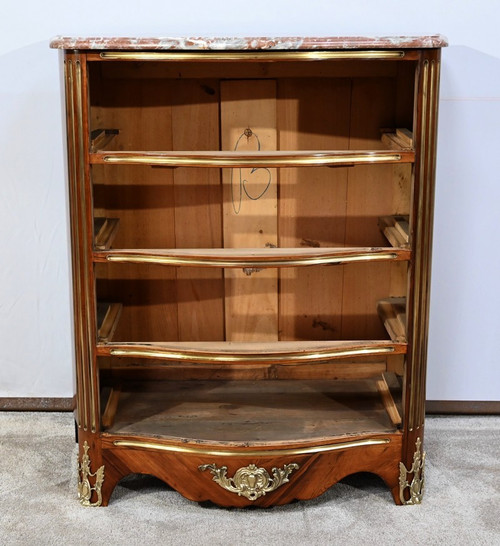 Small Violet and Rosewood Tombeaux Chest of Drawers, Louis XIV style - 2nd half of the 19th century