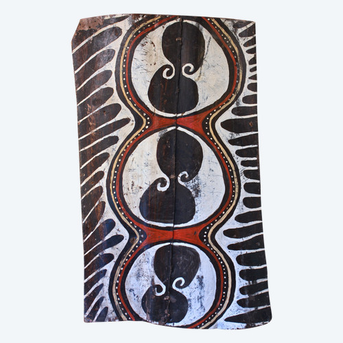 Painted bark, tribal art, oceanic art, Oceania, traditional painting, drawings, Papua New Guinea