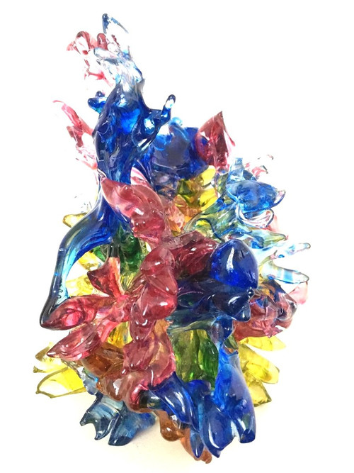 Sculpture en verre de Murano, 20ème