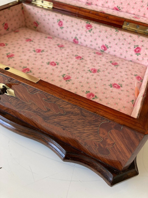 Marquetry box, Napoleon III period