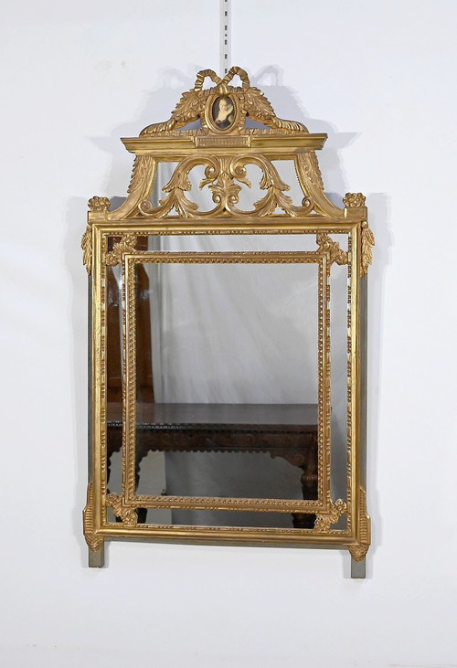 Miroir à Parcloses, Style Louis XVI – Fin XIXe