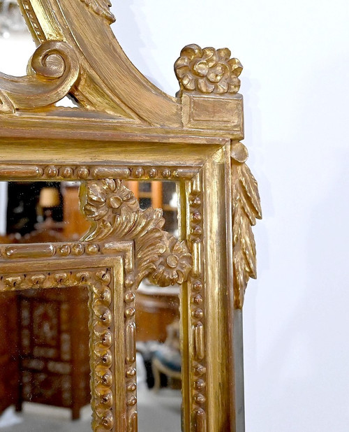 Miroir à Parcloses, Style Louis XVI – Fin XIXe