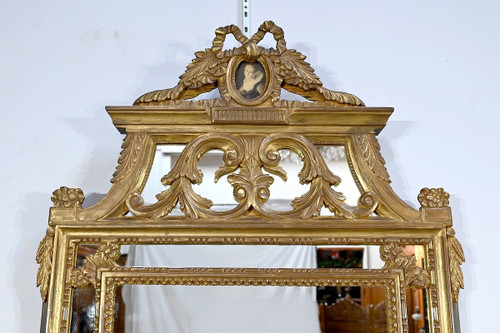 Miroir à Parcloses, Style Louis XVI – Fin XIXe