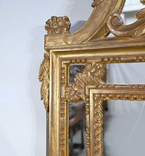 Miroir à Parcloses, Style Louis XVI – Fin XIXe