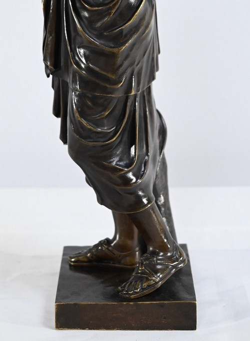 Bronze “Diane de Gabies”, after Praxiteles – 19th century